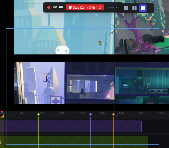 Integrated screen capture tool